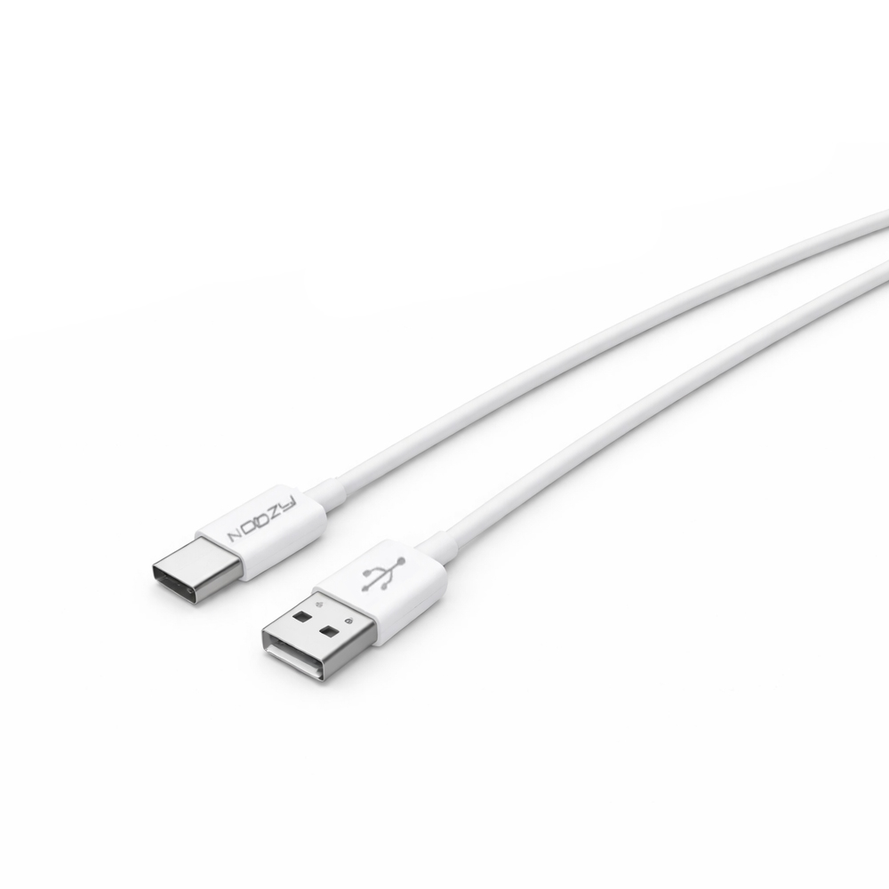 Καλώδιο Σύνδεσης και Φόρτισης Noozy Flow E44 USB-A σε USB-C 3A Λευκό 1m Καλώδιο Σύνδεσης και Φόρτισης Noozy Flow E44 USB-A σε USB-C 3A Λευκό 1m