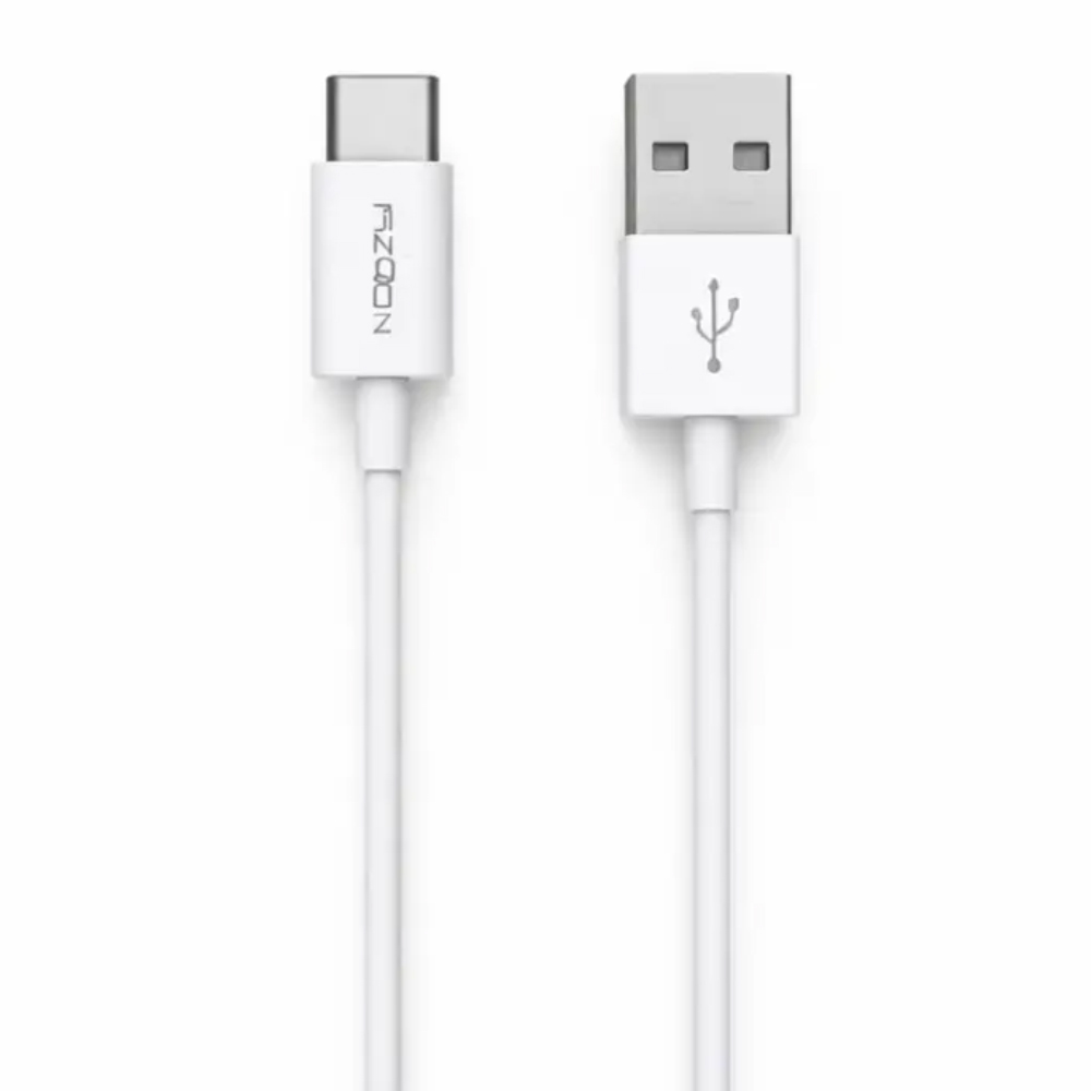 Καλώδιο Σύνδεσης και Φόρτισης Noozy Flow E44 USB-A σε USB-C 3A Λευκό 1m Καλώδιο Σύνδεσης και Φόρτισης Noozy Flow E44 USB-A σε USB-C 3A Λευκό 1m