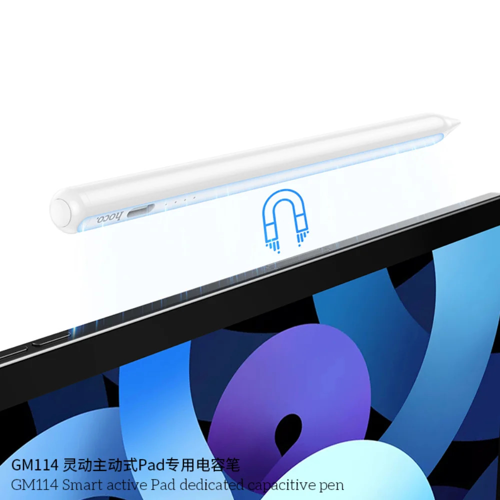 Hoco GM114 Smart Active Pen Συμβατό με iPad 2018 και μετά 130mAh και Διάρκεια Χρήσης έως 14 Ώρες Λευκό Hoco GM114 Smart Active Pen Συμβατό με iPad 2018 και μετά 130mAh και Διάρκεια Χρήσης έως 14 Ώρες Λευκό