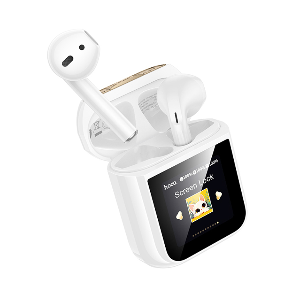 Wireless Hands Free Hoco EW86 Cat v5.4 300mAh 3.5 Ώρες Ομιλίας και Οθόνη Αφής Πολλαπλών Λειτουργιών Λευκά Wireless Hands Free Hoco EW86 Cat v5.4 300mAh 3.5 Ώρες Ομιλίας και Οθόνη Αφής Πολλαπλών Λειτουργιών Λευκά