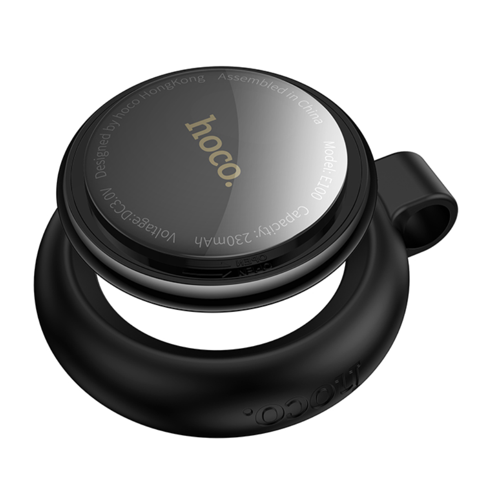 Hoco Tag E100 Anti-Lost Device Μόνο για iOS Συμβατό με Apple Find My Network με Προστατευτική Θήκη με Υποδοχή για Λουράκι Μαύρο Hoco Tag E100 Anti-Lost Device Μόνο για iOS Συμβατό με Apple Find My Network με Προστατευτική Θήκη με Υποδοχή για Λουράκι Μαύρο