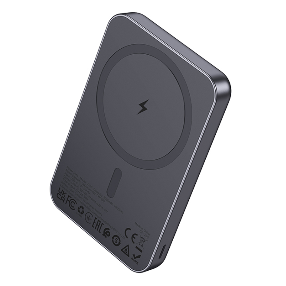 Power Bank Hoco J160 5000mAh με Ασύρματη Φόρτιση 5W και Έξοδο USB-C 5V/2A και LED Ένδειξη Μπαταρίας Μαύρο Power Bank Hoco J160 5000mAh με Ασύρματη Φόρτιση 5W και Έξοδο USB-C 5V/2A και LED Ένδειξη Μπαταρίας Μαύρο