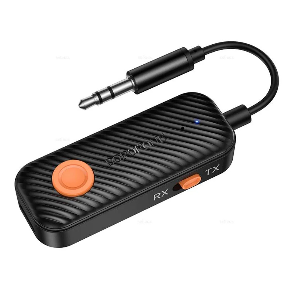 Bluetooth Audio Transmitter and Receiver Borofone BC62 Walker v5.4 με Κονέκτορα AUX 3.5mm 140mAh Bluetooth Audio Transmitter and Receiver Borofone BC62 Walker v5.4 με Κονέκτορα AUX 3.5mm 140mAh