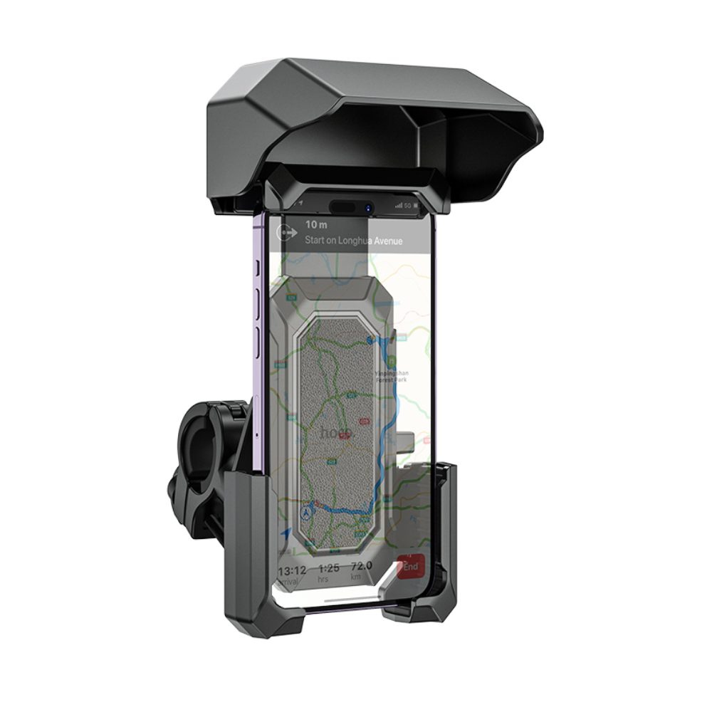 Βάση Στήριξης Hoco H31 Wild Wolf Ποδηλάτου και Μηχανής για Συσκευές 4.5"-7.7" με Προστατευτικό για Βροχή και Ήλιο Βάση Στήριξης Hoco H31 Wild Wolf Ποδηλάτου και Μηχανής για Συσκευές 4.5"-7.7" με Προστατευτικό για Βροχή και Ήλιο