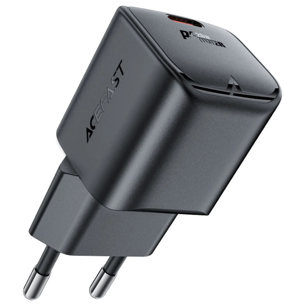 Φορτιστής Ταξιδίου Acefast A73 Mini Fast Charging 1xUSB-C PD20W QC3.0 GaN Μαύρος Φορτιστής Ταξιδίου Acefast A73 Mini Fast Charging 1xUSB-C PD20W QC3.0 GaN Μαύρος