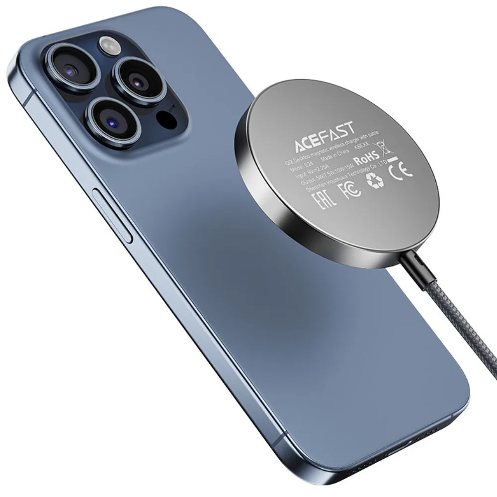 Ασύρματος Φορτιστής Acefast E24 15W Συμβατός με MagSafe και Qi2 Ασύρματη Φόρτιση Μαύρος Ασύρματος Φορτιστής Acefast E24 15W Συμβατός με MagSafe και Qi2 Ασύρματη Φόρτιση Μαύρος