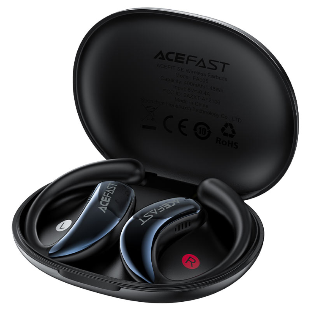 Wireless Earphones Hands Free Acefast FA005 TWS Ultra Thin v5.4 400mAh 20hr Λειτουργίας ENC IPX4 Μαύρα Wireless Earphones Hands Free Acefast FA005 TWS Ultra Thin v5.4 400mAh 20hr Λειτουργίας ENC IPX4 Μαύρα