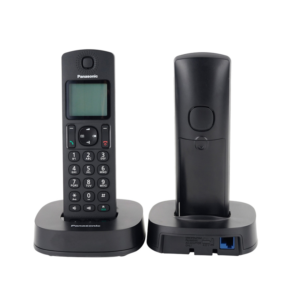 Ασύρματο Ψηφιακό Τηλέφωνο Panasonic KX-TGC312B Duo Μαύρο με Ανοικτή Συνομιλία και Αναγνώριση Κλήσης Ασύρματο Ψηφιακό Τηλέφωνο Panasonic KX-TGC312B Duo Μαύρο με Ανοικτή Συνομιλία και Αναγνώριση Κλήσης