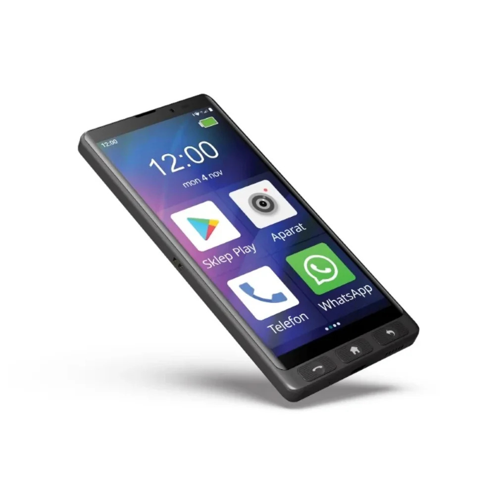 Maxcom MS601 4G Dual Sim 6" 4GB/64GB με Βάση Φόρτισης, Μεγάλα Εικονίδια και Κουμπί SOS Μαύρο Maxcom MS601 4G Dual Sim 6" 4GB/64GB με Βάση Φόρτισης, Μεγάλα Εικονίδια και Κουμπί SOS Μαύρο