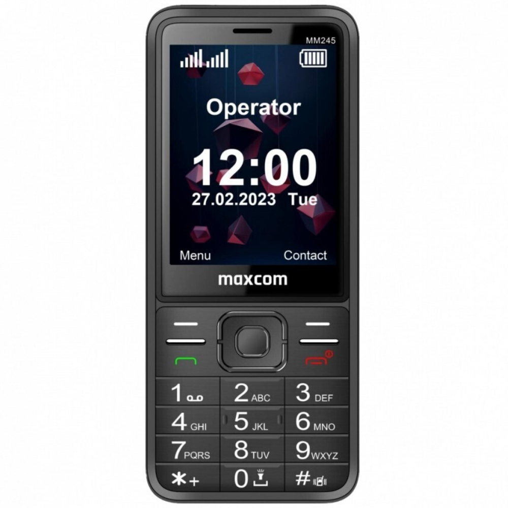 Maxcom Classic MM245 2.8" 4G με Bluetooth, Ραδιόφωνο, Κάμερα και Μεγάλα Γράμματα Μαύρο Maxcom Classic MM245 2.8" 4G με Bluetooth, Ραδιόφωνο, Κάμερα και Μεγάλα Γράμματα Μαύρο