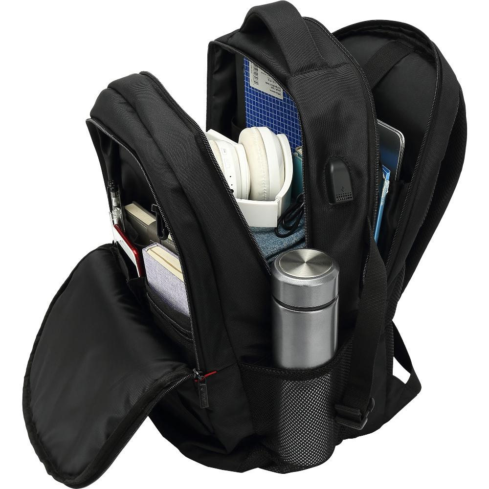 Τσάντα Yenkee YBB 1502 15.6" 20L με 3 Θήκες Αποθήκευσης και Θύρα για Powerbank (46x31x17 cm) Μαύρη Τσάντα Yenkee YBB 1502 15.6" 20L με 3 Θήκες Αποθήκευσης και Θύρα για Powerbank (46x31x17 cm) Μαύρη