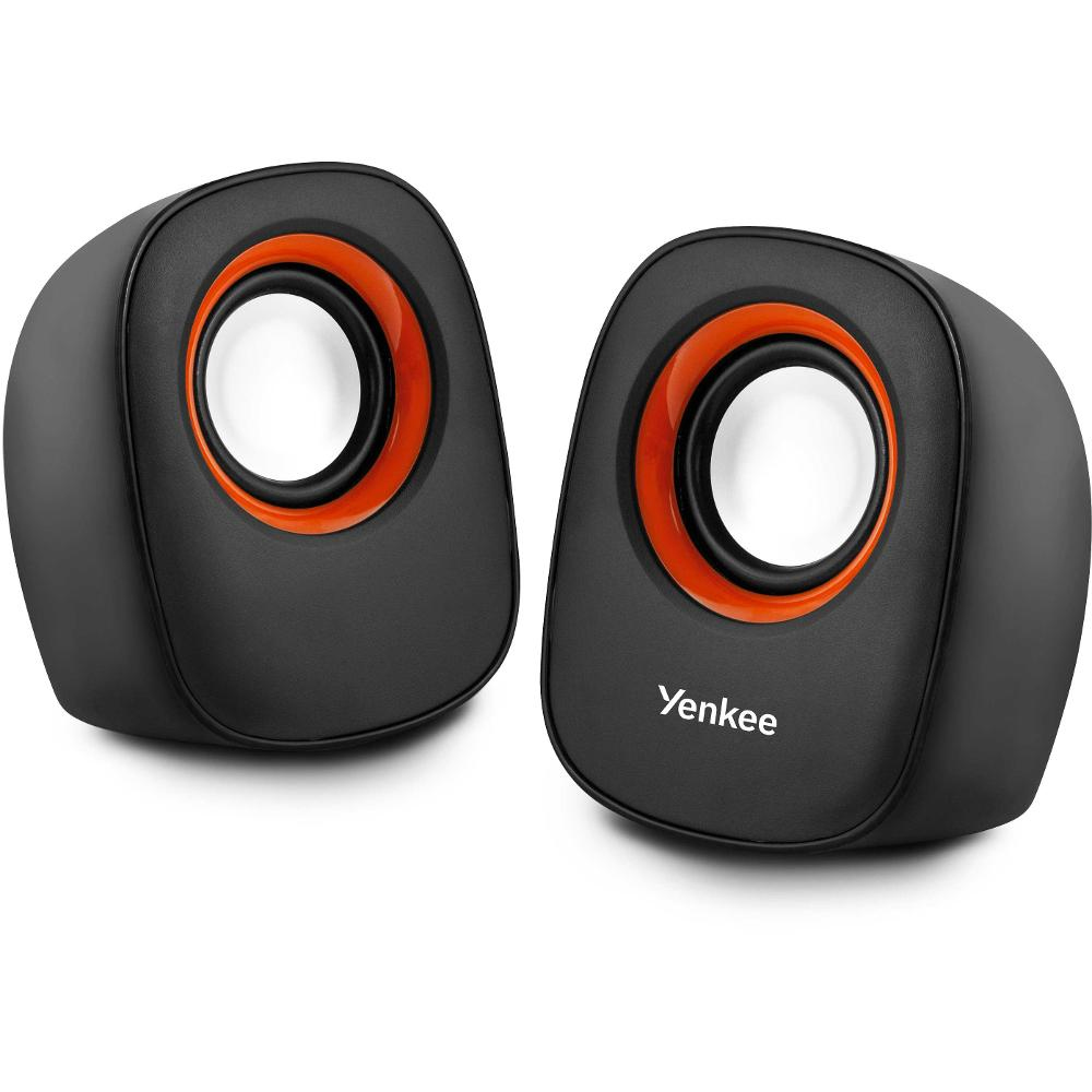 Yenkee YSP 2001BK Stereo Mini Ηχεία 2.0 6W Παροχή Ρεύματος μέσω USB-A Μαύρα Yenkee YSP 2001BK Stereo Mini Ηχεία 2.0 6W Παροχή Ρεύματος μέσω USB-A Μαύρα