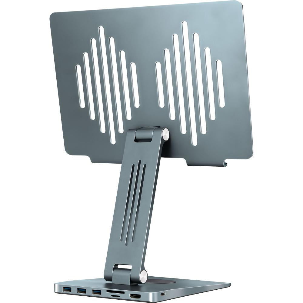 Βάση Στήριξης Επιτραπέζια / Hub Yenkee YSN 03 για Συσκευές εως 15.6" με 3xUSB-A, 1xUSB-C PD100W, 1xHDMI 2.0, SD Θύρα και Ασύρματη Φόρτιση Βάση Στήριξης Επιτραπέζια / Hub Yenkee YSN 03 για Συσκευές εως 15.6" με 3xUSB-A, 1xUSB-C PD100W, 1xHDMI 2.0, SD Θύρα και Ασύρματη Φόρτιση