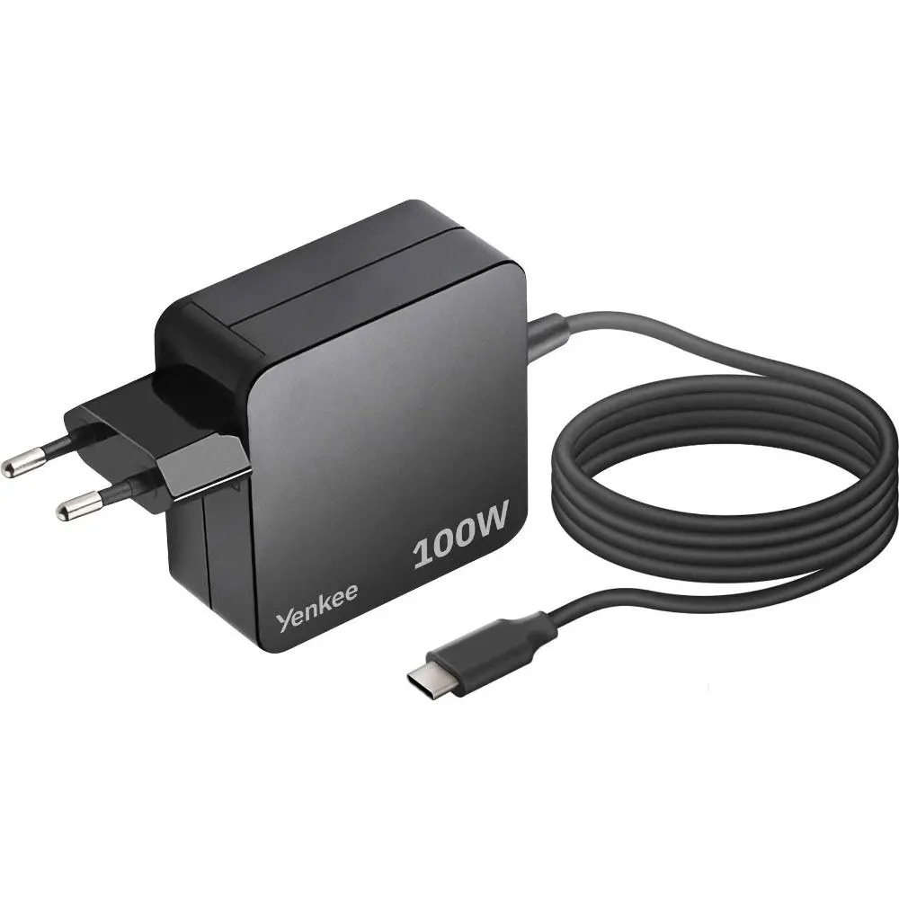 Universal Φορτιστής Yenkee YAU C100 PD100W με USB-C Καλώδιο για Smartphones / Tablets and Laptops 1.8m Universal Φορτιστής Yenkee YAU C100 PD100W με USB-C Καλώδιο για Smartphones / Tablets and Laptops 1.8m