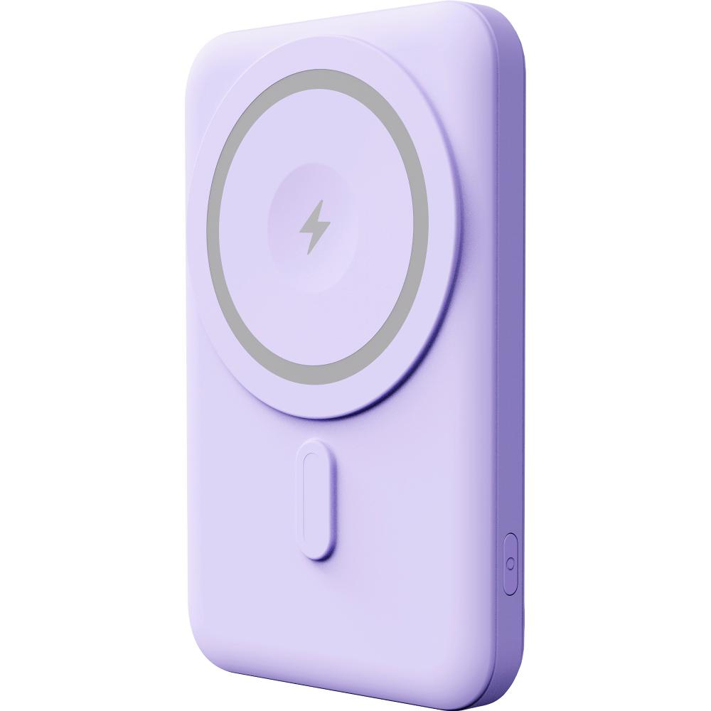 Power Bank Yenkee YPB 501 5000mAh 15W 3A MagSafe Ασύρματη Φόρτιση και 1xUSB-C PD20W, LED Ένδειξη Μπαταρίας Μωβ Power Bank Yenkee YPB 501 5000mAh 15W 3A MagSafe Ασύρματη Φόρτιση και 1xUSB-C PD20W, LED Ένδειξη Μπαταρίας Μωβ