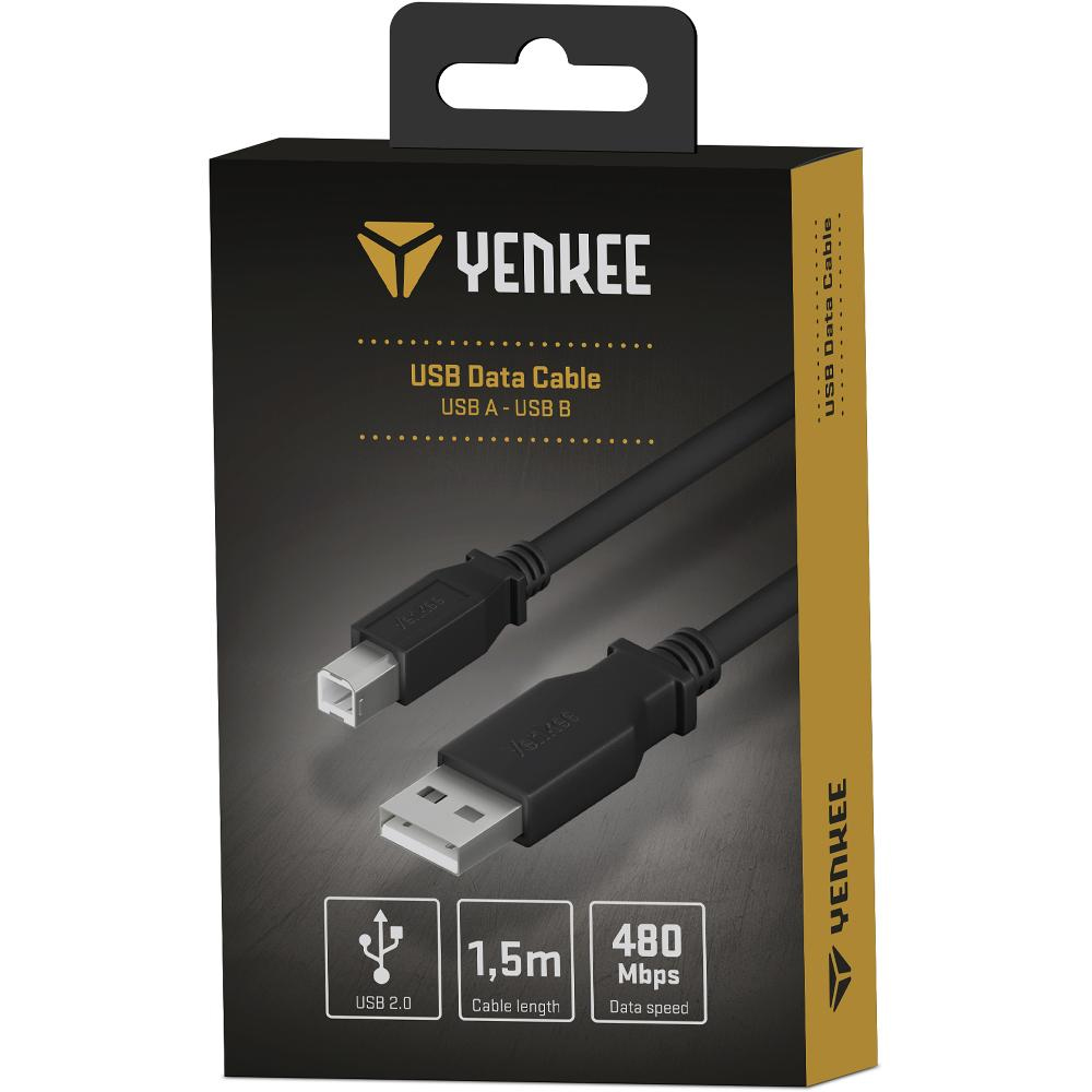 Καλώδιο Σύνδεσης Yenkee YCU 015 USB-A σε USB-B 2.0 480Mbps 1.5m Καλώδιο Σύνδεσης Yenkee YCU 015 USB-A σε USB-B 2.0 480Mbps 1.5m