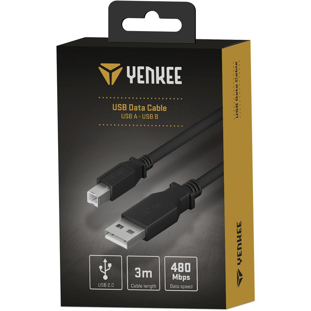 Καλώδιο Σύνδεσης Yenkee YCU 015 USB-A σε USB-B 2.0 480Mbps 3m Καλώδιο Σύνδεσης Yenkee YCU 015 USB-A σε USB-B 2.0 480Mbps 3m