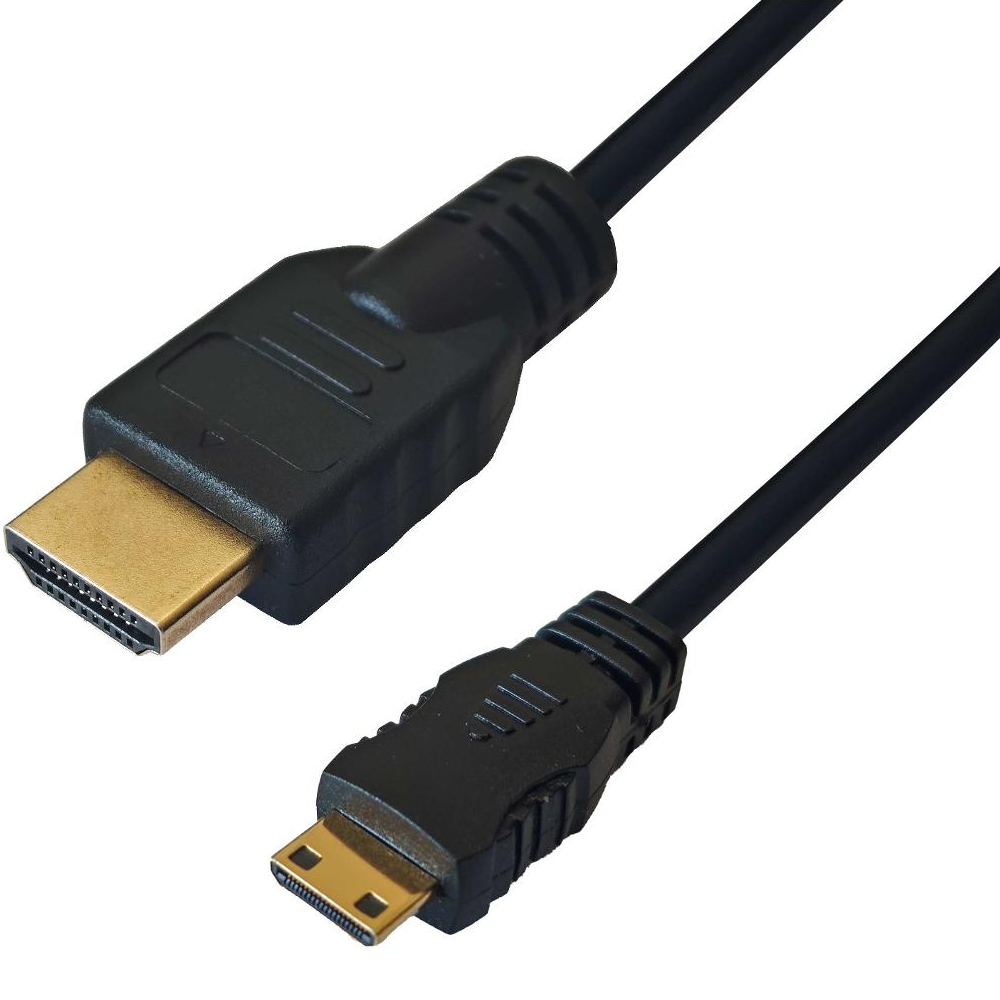 Καλώδιο HDMI σε Mini HDMI Yenkee YCH 215 2.0 4K/60Hz Gold Plated Μαύρο 1.5m Καλώδιο HDMI σε Mini HDMI Yenkee YCH 215 2.0 4K/60Hz Gold Plated Μαύρο 1.5m