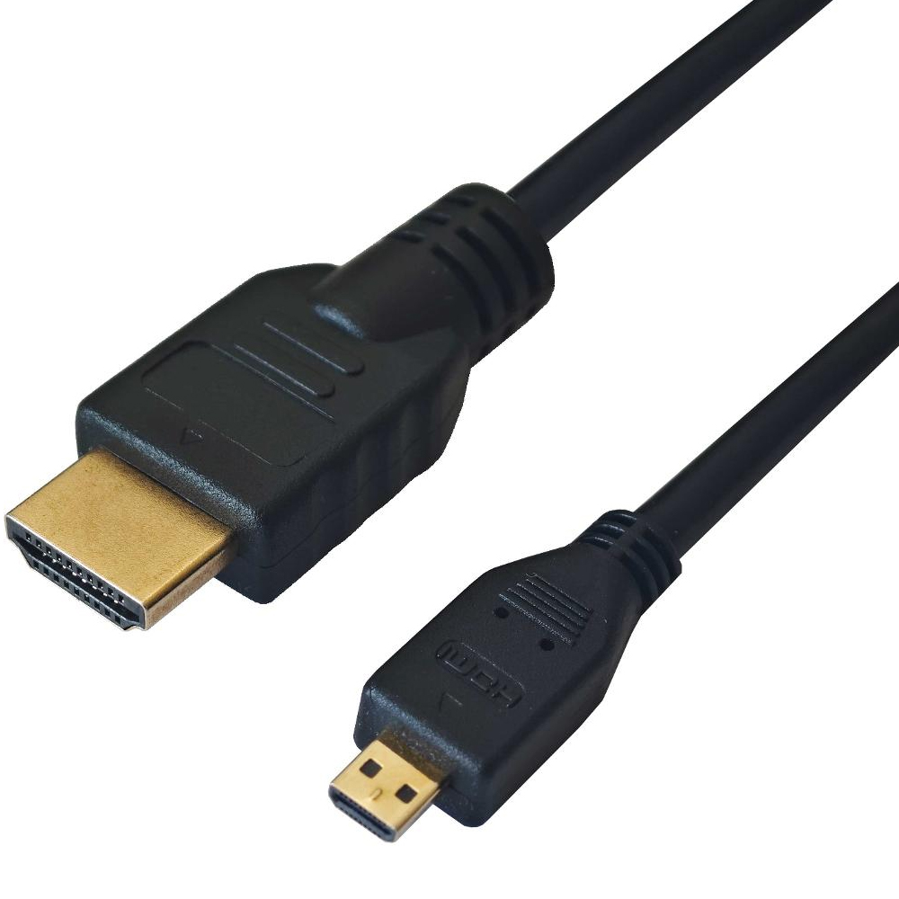 Καλώδιο HDMI σε Micro HDMI Yenkee YCH 315 2.0 4K/60Hz Gold Plated Μαύρο 1.5m Καλώδιο HDMI σε Micro HDMI Yenkee YCH 315 2.0 4K/60Hz Gold Plated Μαύρο 1.5m