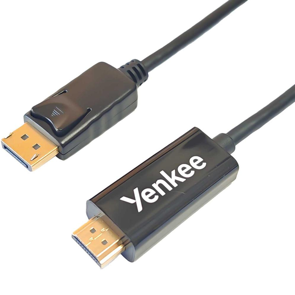 Καλώδιο HDMI σε Display Port Yenkee YCH 415 1.4 4K/30Hz Gold Plated Μαύρο 2m Καλώδιο HDMI σε Display Port Yenkee YCH 415 1.4 4K/30Hz Gold Plated Μαύρο 2m