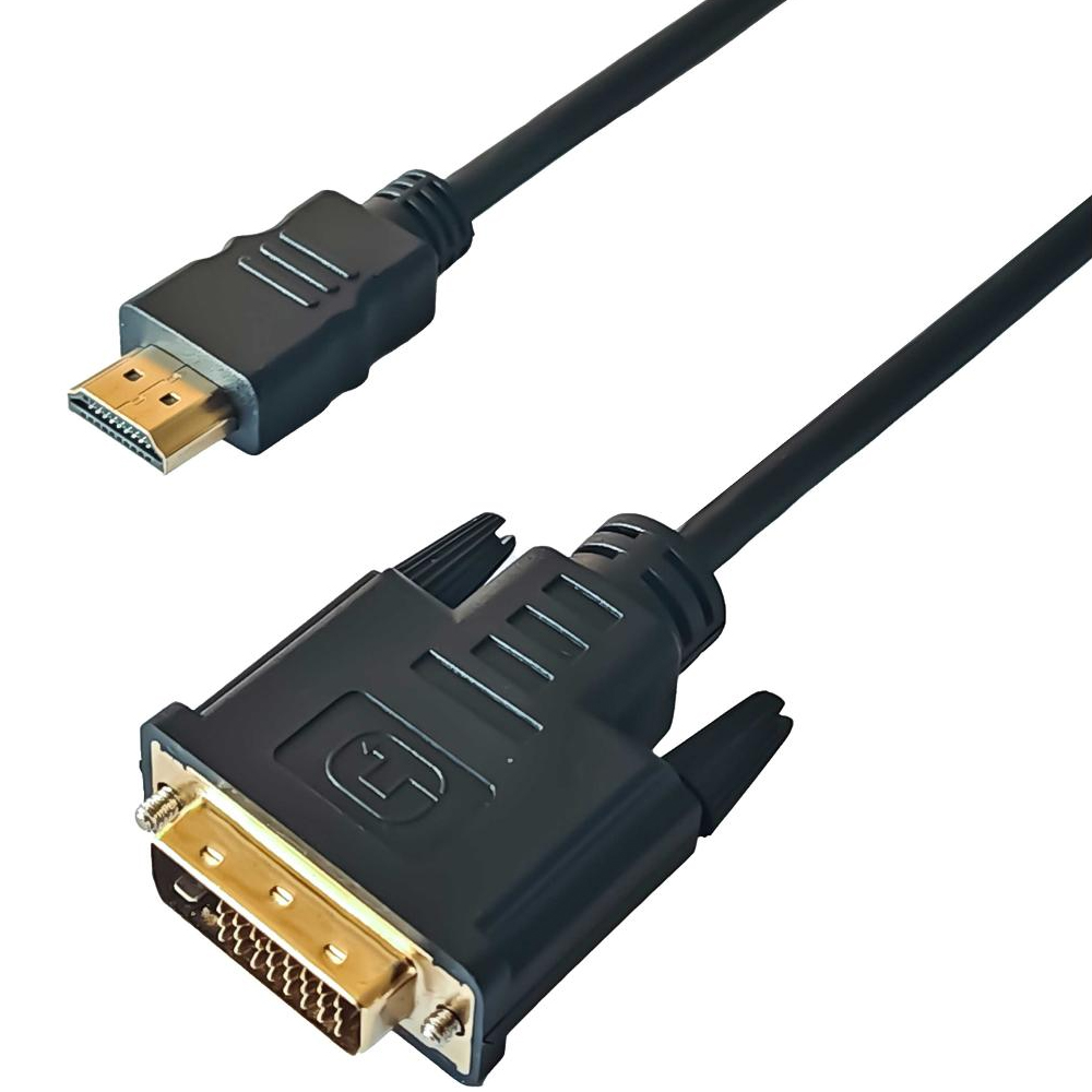 Καλώδιο HDMI σε DVI Yenkee YCH 515 1.4 4K/30Hz Gold Plated Μαύρο 2m Καλώδιο HDMI σε DVI Yenkee YCH 515 1.4 4K/30Hz Gold Plated Μαύρο 2m