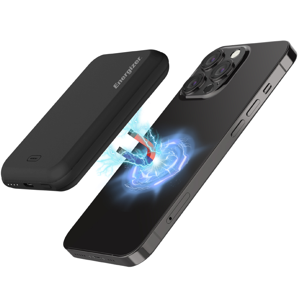 Power Bank Energizer QM5000 5000mAh 15W Fast Charge με 1xUSB-C Ασύρματη Φόρτιση 15W και LED Ένδειξη Μπαταρίας Μαύρο Power Bank Energizer QM5000 5000mAh 15W Fast Charge με 1xUSB-C Ασύρματη Φόρτιση 15W και LED Ένδειξη Μπαταρίας Μαύρο