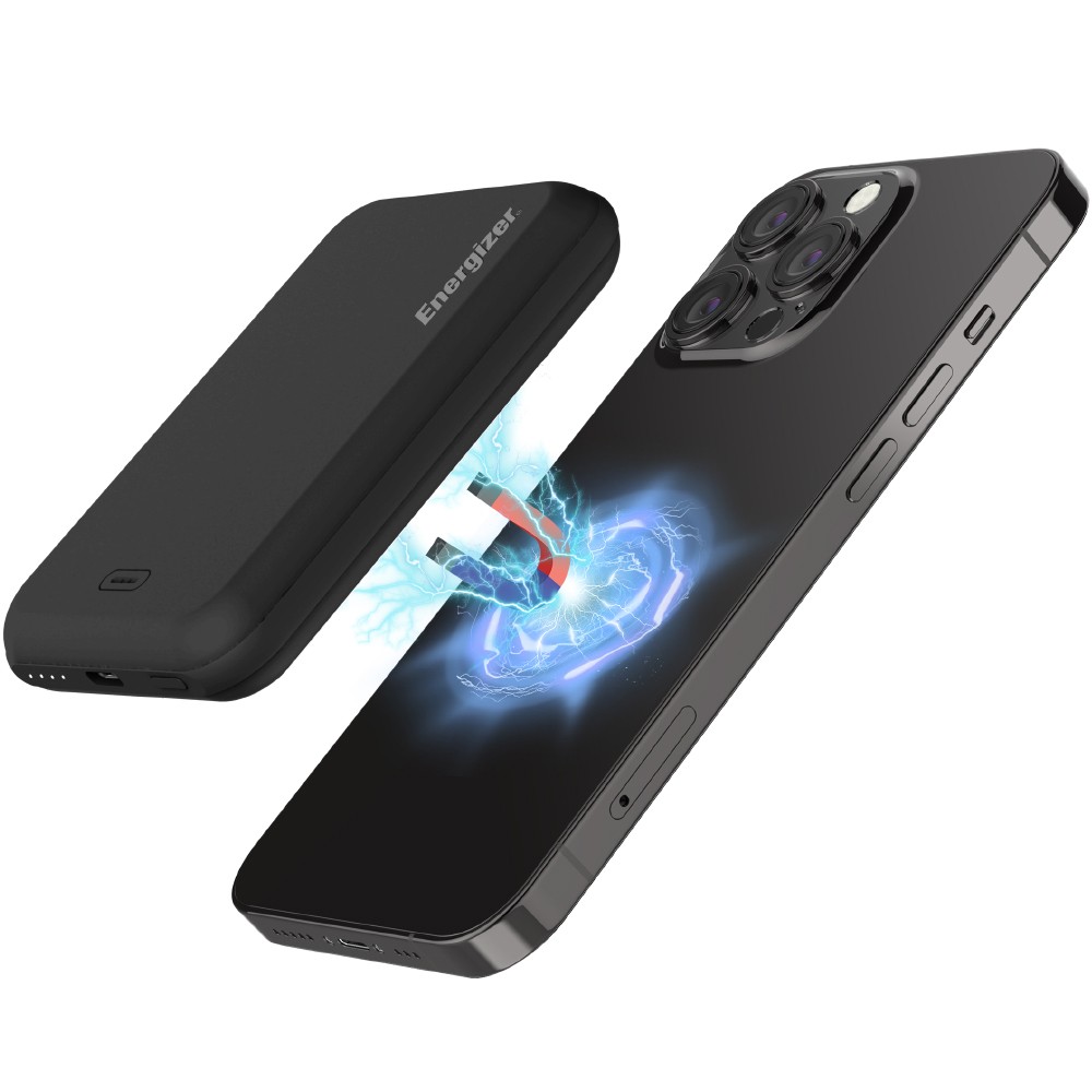 Power Bank Energizer QM5000 5000mAh 15W Fast Charge με 1xUSB-C Ασύρματη Φόρτιση 15W και LED Ένδειξη Μπαταρίας Μαύρο Power Bank Energizer QM5000 5000mAh 15W Fast Charge με 1xUSB-C Ασύρματη Φόρτιση 15W και LED Ένδειξη Μπαταρίας Μαύρο