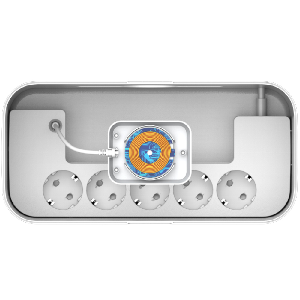 Επιτραπέζιος Φορτιστής Box Energizer EPB2500W03EU 2500W 10A Max με 5xΣούκο + 1xUSB-C PD20W + 2xUSB-A 18W QC3.0 / 2.4A, Ασύρματη Φόρτιση 15W, Διακόπτη Ασφαλείας On/Off Καλώδιο 2m Λευκός Επιτραπέζιος Φορτιστής Box Energizer EPB2500W03EU 2500W 10A Max με 5xΣούκο + 1xUSB-C PD20W + 2xUSB-A 18W QC3.0 / 2.4A, Ασύρματη Φόρτιση 15W, Διακόπτη Ασφαλείας On/Off Καλώδιο 2m Λευκός