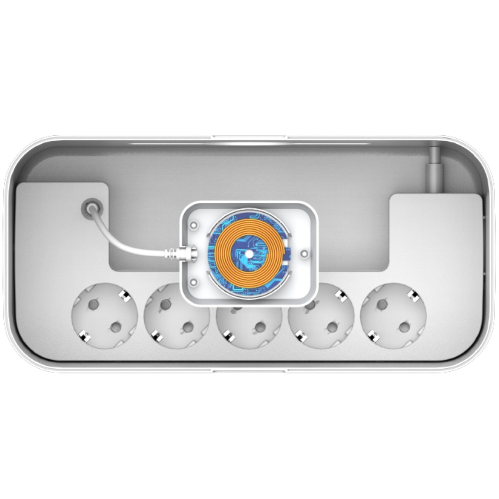 Επιτραπέζιος Φορτιστής Box Energizer EPB2500W03EU 2500W 10A Max με 5xΣούκο + 1xUSB-C PD20W + 2xUSB-A 18W QC3.0 / 2.4A, Ασύρματη Φόρτιση 15W, Διακόπτη Ασφαλείας On/Off Καλώδιο 2m Λευκός Επιτραπέζιος Φορτιστής Box Energizer EPB2500W03EU 2500W 10A Max με 5xΣούκο + 1xUSB-C PD20W + 2xUSB-A 18W QC3.0 / 2.4A, Ασύρματη Φόρτιση 15W, Διακόπτη Ασφαλείας On/Off Καλώδιο 2m Λευκός