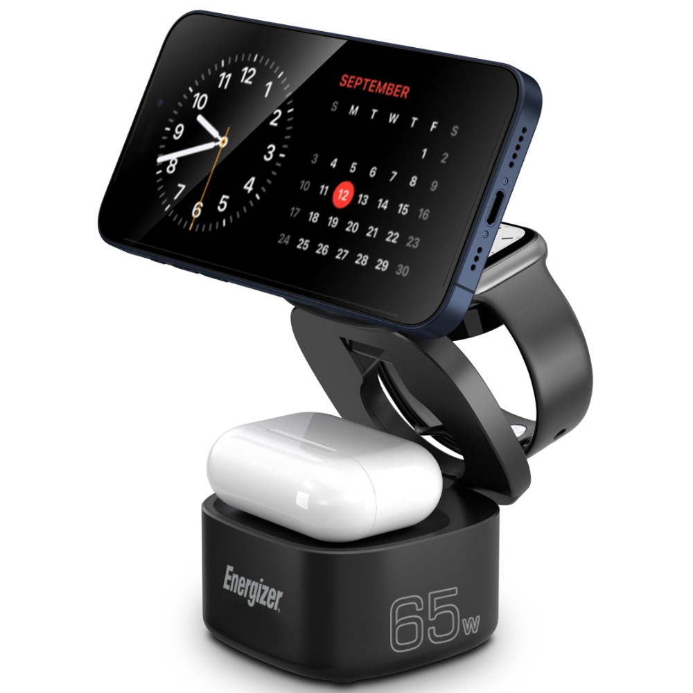 Επιτραπέζιος Φορτιστής 5 σε 1 Energizer WCP311 65W με 1xUSB-C 65W 1xUSB-A 18W και Ασύρματη Φόρτιση 15W Μάυρος Επιτραπέζιος Φορτιστής 5 σε 1 Energizer WCP311 65W με 1xUSB-C 65W 1xUSB-A 18W και Ασύρματη Φόρτιση 15W Μάυρος