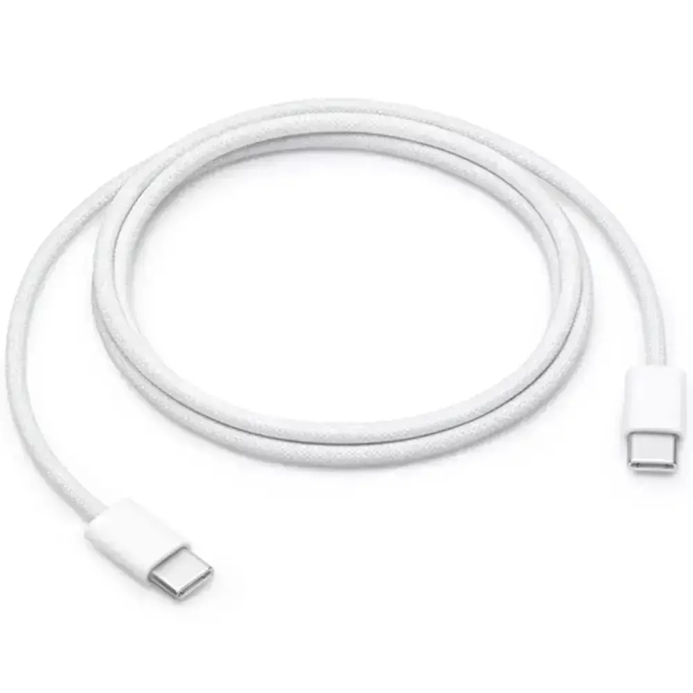 Καλώδιο σύνδεσης Apple USB-C σε USB-C 60W MW493ZM/A Braided Λευκό 1m Καλώδιο σύνδεσης Apple USB-C σε USB-C 60W MW493ZM/A Braided Λευκό 1m