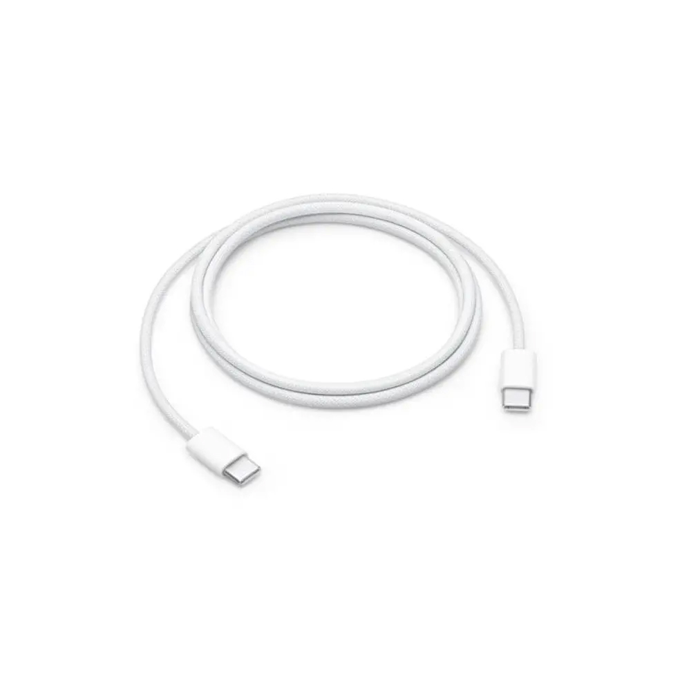 Καλώδιο σύνδεσης Apple USB-C σε USB-C 60W MQKJ3ZM/A Braided Λευκό 1m Καλώδιο σύνδεσης Apple USB-C σε USB-C 60W MQKJ3ZM/A Braided Λευκό 1m