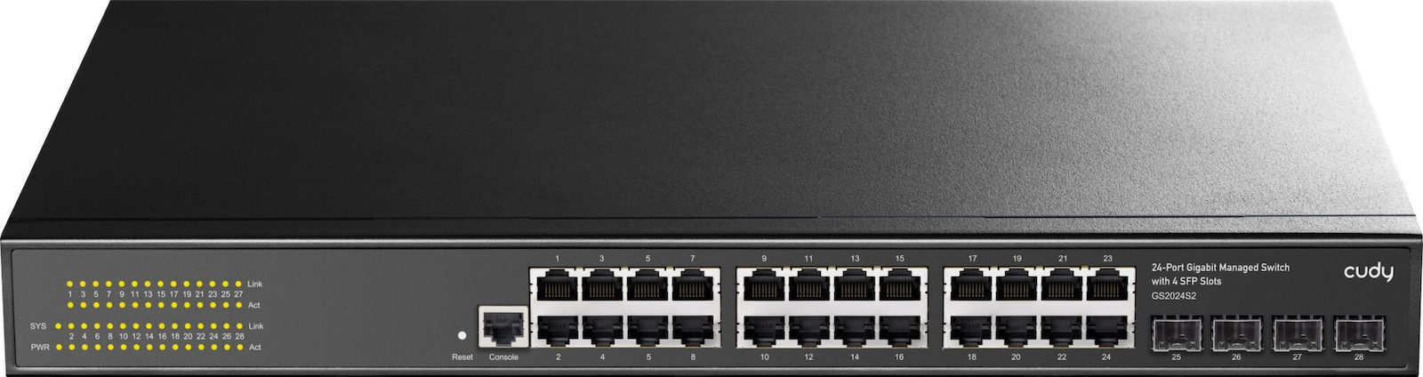 Cudy GS2024S2 – Managed L2 Switch με 24 θύρες Gigabit Ethernet & 4 SFP+
