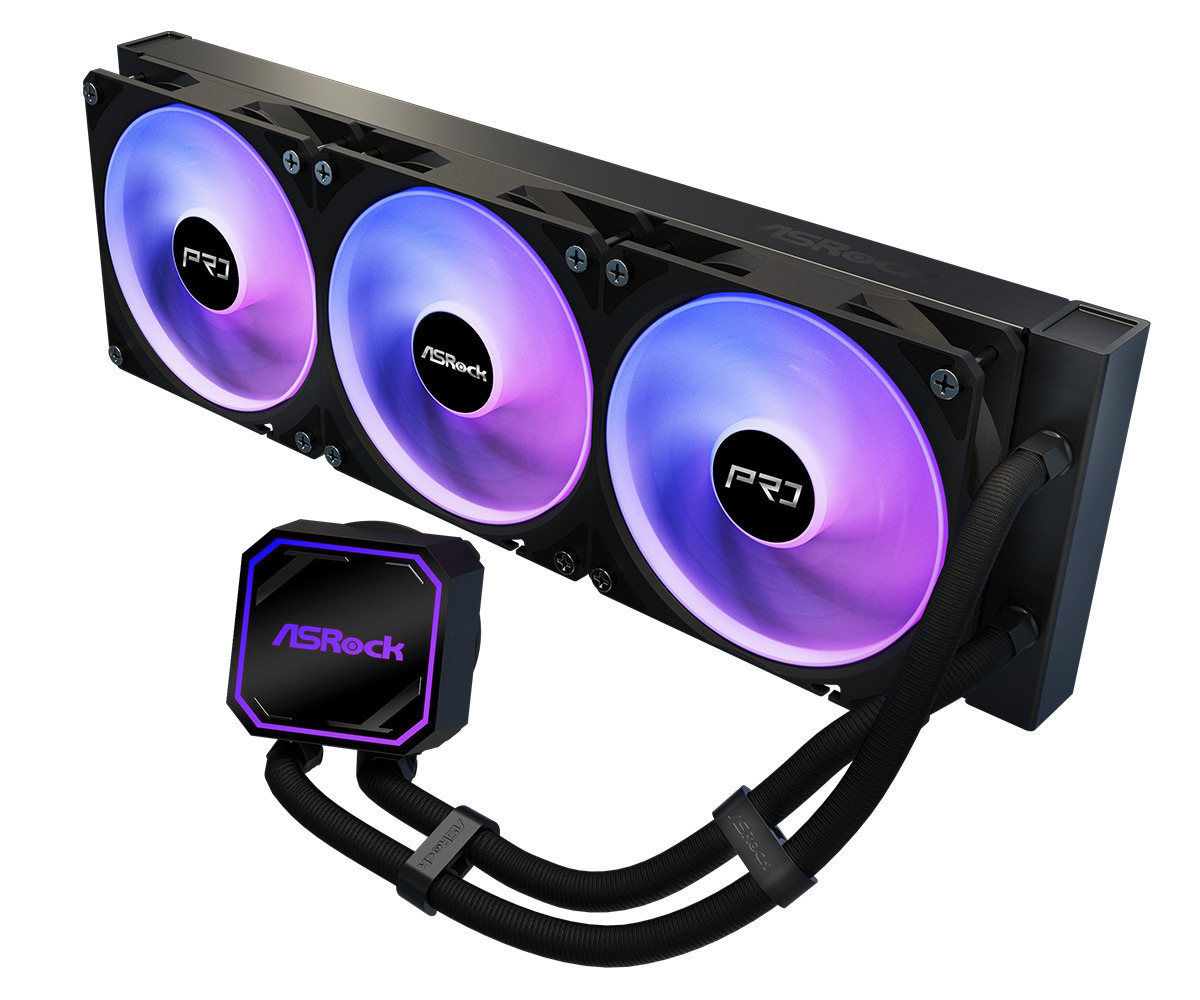 ASRock Pro 360 ARGB Υδρόψυξη Επεξεργαστή Τριπλού Ανεμιστήρα 120mm για Socket AM4/AM5/1700