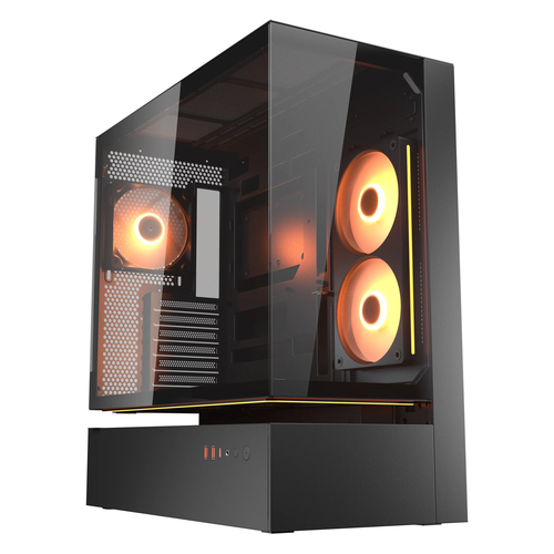 COUGAR Midi Tower Case, CFV235, ARGB, Glass, Black