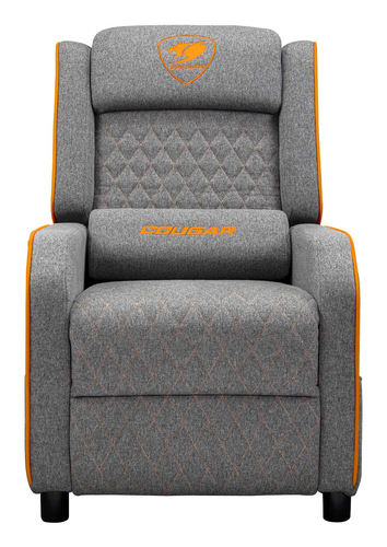 COUGAR Ranger One Gaming armchair Upholstered padded seat Grey, Orange