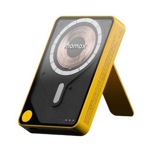 1-Power X Pro+ Magnetic Wireless Power Bank 10000mAh With Built-In USB-C Cable Yellow