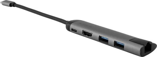 Verbatim USB-C Docking Station με HDMI 4K PD Ethernet Ασημί Verbatim USB-C Docking Station με HDMI 4K PD Ethernet Ασημί