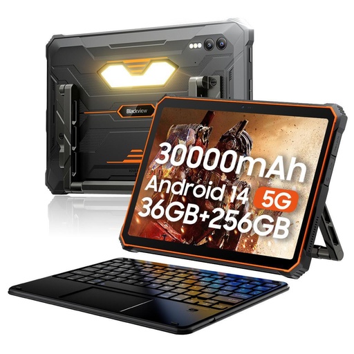 BlackView Active 10 Pro 5G 10.95" Tablet (12GB/256GB) Πορτοκαλί