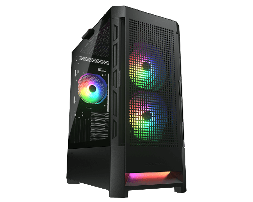 Cougar AirFace RGB Gaming Midi Tower Black