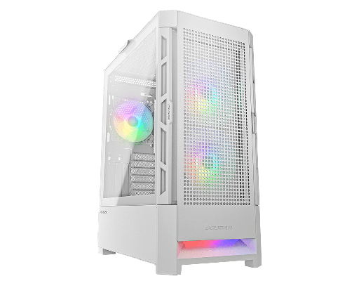 Cougar AirFace RGB Gaming Midi Tower White