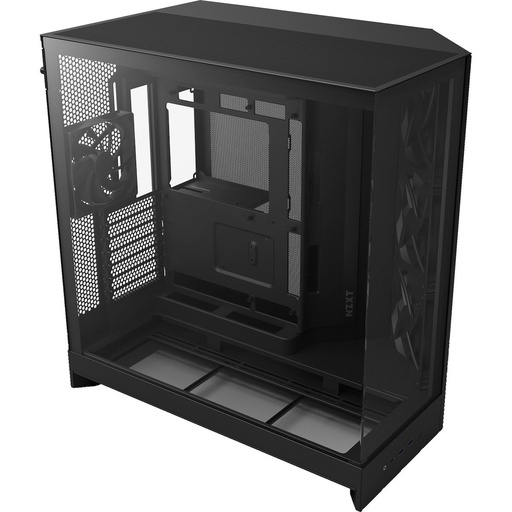 NZXT H9 Flow Large Dual-Chamber Mid-Tower ATX Airflow Case Black