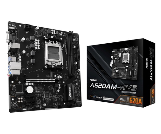 ASRock A620AM-HVS Motherboard Micro ATX με AMD AM5 Socket