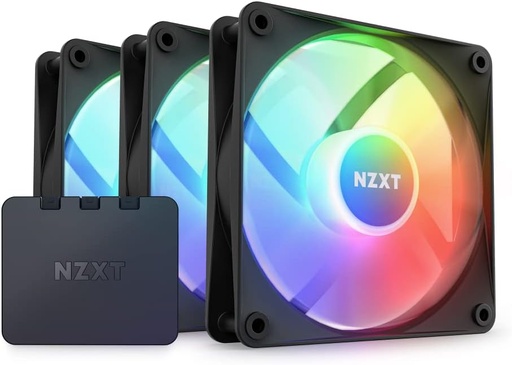 NZXT F120 RGB Core Triple Pack Black