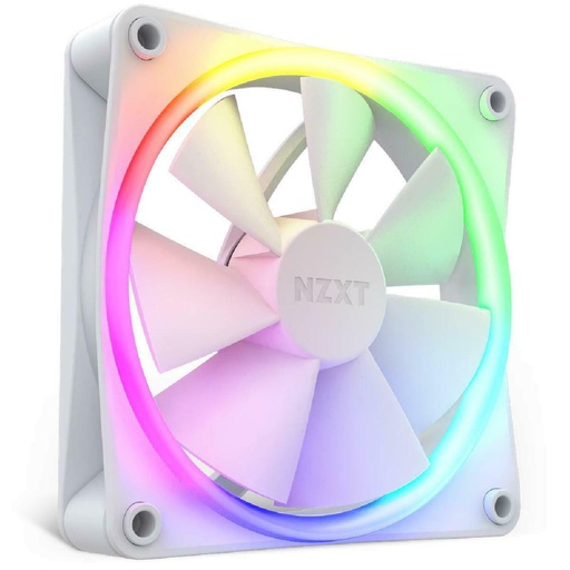 NZXT F120 RGB Case Fan με Σύνδεση 4-Pin PWM Λευκό