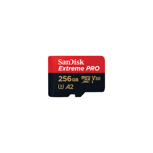 Sandisk Extreme Pro microSDXC 256GB Class 10 U3 V30 A2 UHS-I με αντάπτορα
