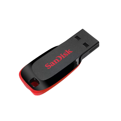 Sandisk Cruzer Blade 16GB USB 2.0 Stick Μαύρο
