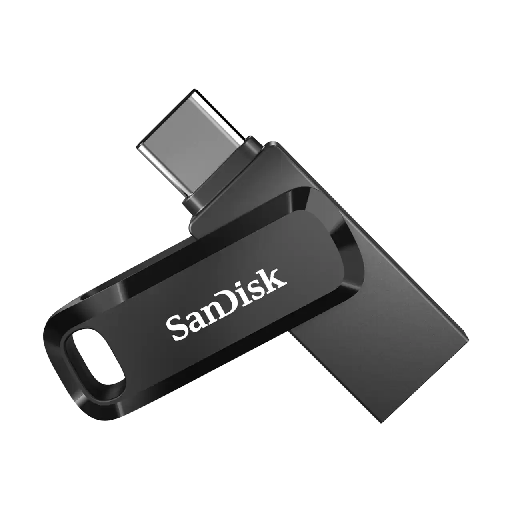 Sandisk Ultra Dual Drive Go 128GB USB 3.1 Stick με σύνδεση USB-C & USB-A Μαύρο