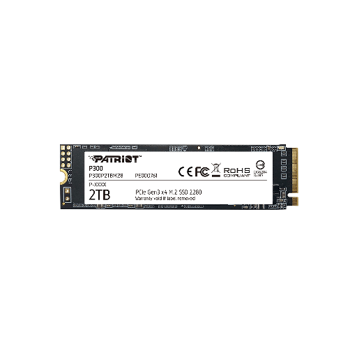 PATRIOT P300, 002TB M2/2280 PCIe3x4/NVMe 2100/1650MBs