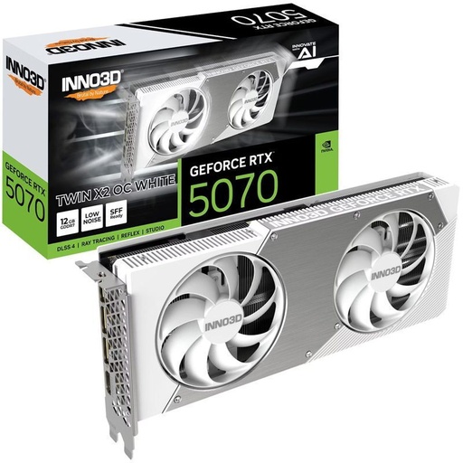 INNO3D GeForce RTX 5070 12GB GDDR7 Twin X2 OC White